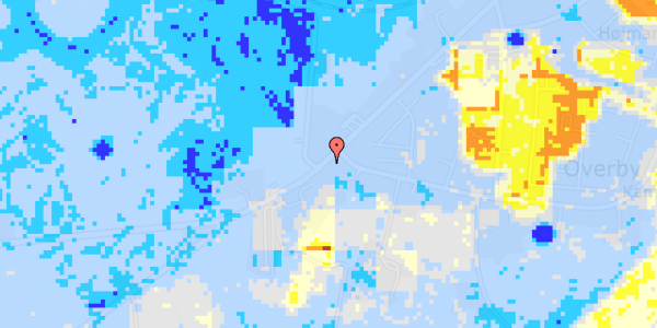 Ekstrem regn på Sejrsvej 73