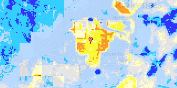 Ekstrem regn på Stenvej 21B