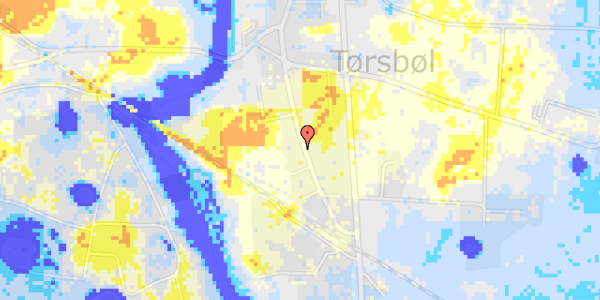 Ekstrem regn på Tørsbølgade 56