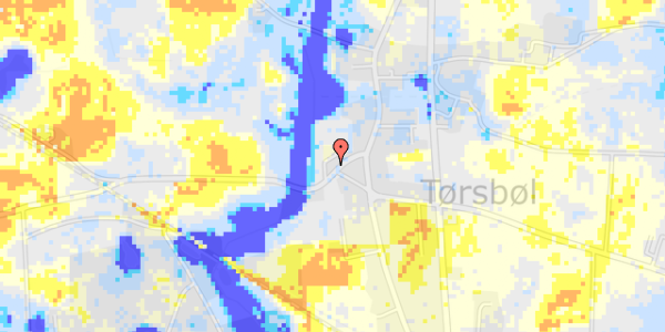 Ekstrem regn på Vestermark 8