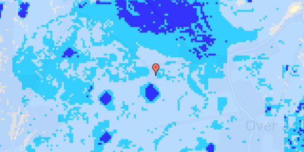 Ekstrem regn på Aastrup Nedervej 5