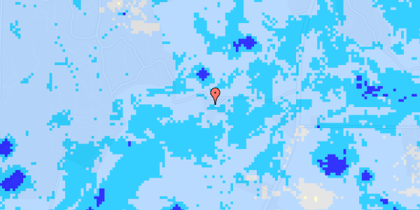 Ekstrem regn på Fjelstrupvej 79