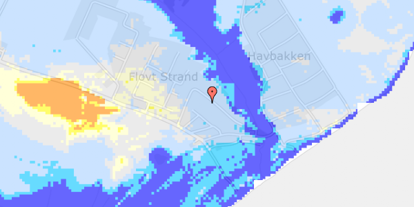 Ekstrem regn på Flovt Strand 20