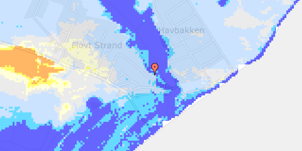 Ekstrem regn på Flovt Strand 31