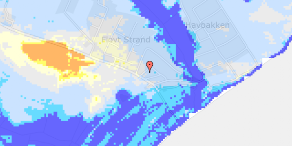 Ekstrem regn på Flovt Strand 38