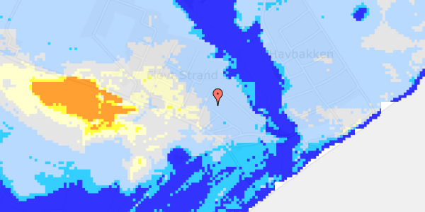 Ekstrem regn på Flovt Strand 67