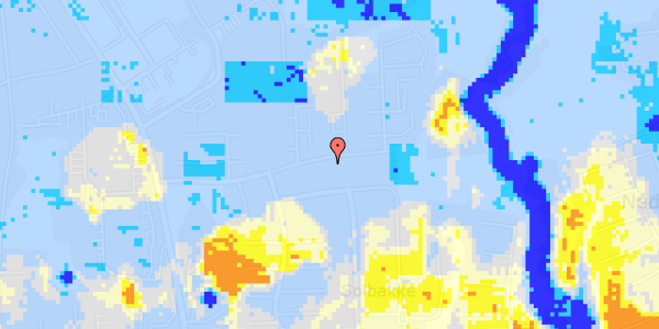 Ekstrem regn på Grundtvigsvej 16