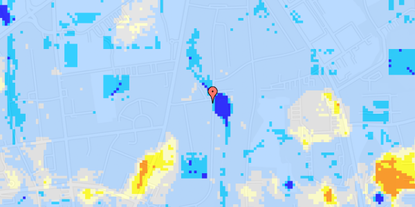 Ekstrem regn på Hans Krügers Vej 6