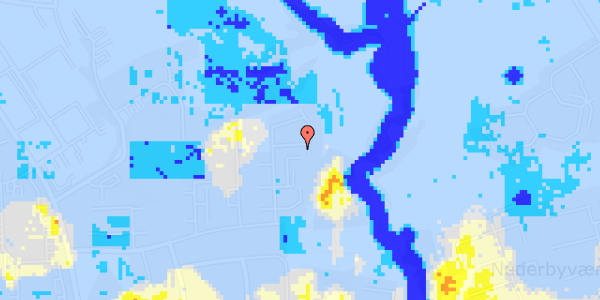 Ekstrem regn på Hans Tausens Vej 44