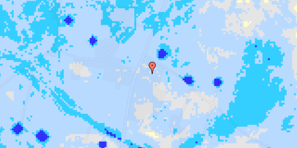 Ekstrem regn på Hejsager Strandvej 71