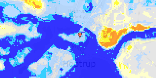 Ekstrem regn på Hoptrup Hovedgade 11