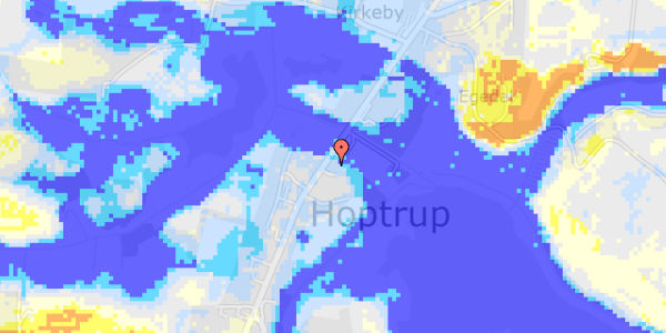 Ekstrem regn på Hoptrup Hovedgade 15B, 1. 