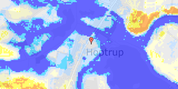 Ekstrem regn på Hoptrup Hovedgade 19, 1. 