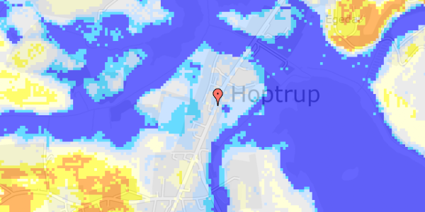 Ekstrem regn på Hoptrup Hovedgade 36, st. 