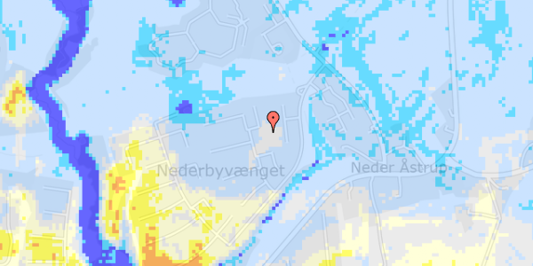 Ekstrem regn på Nederbyvænget 144