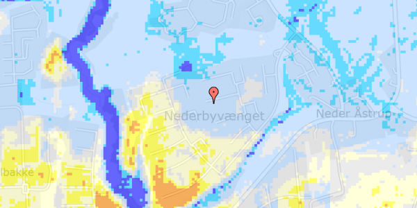 Ekstrem regn på Nederbyvænget 188