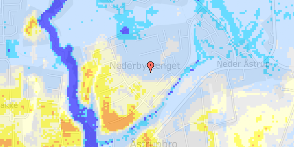 Ekstrem regn på Nederbyvænget 210