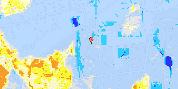 Ekstrem regn på P.A. Madvigs Vej 32