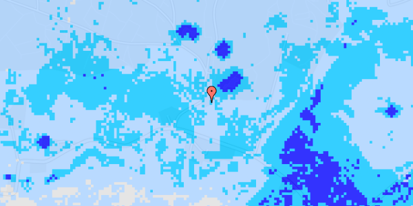 Ekstrem regn på Østerskovvej 47