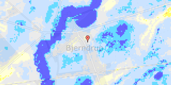 Ekstrem regn på Bjerndrup Bygade 5