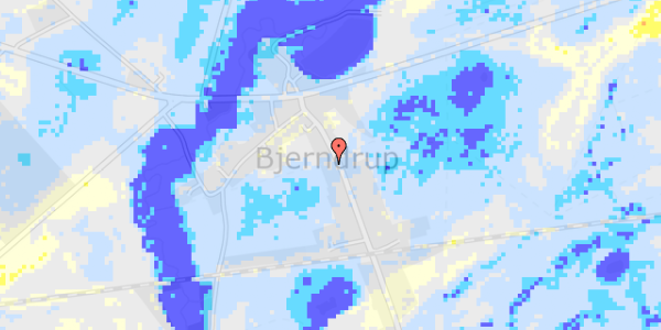 Ekstrem regn på Bjerndrup Bygade 10