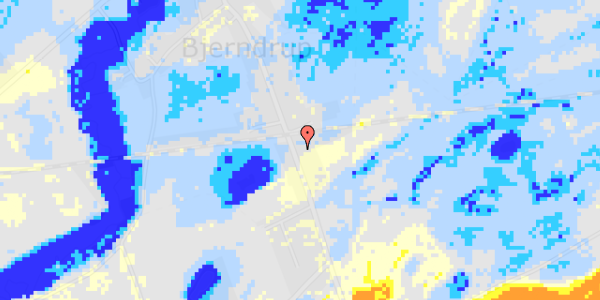 Ekstrem regn på Bjerndrup Bygade 27