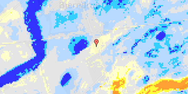 Ekstrem regn på Bjerndrup Bygade 36, st. 