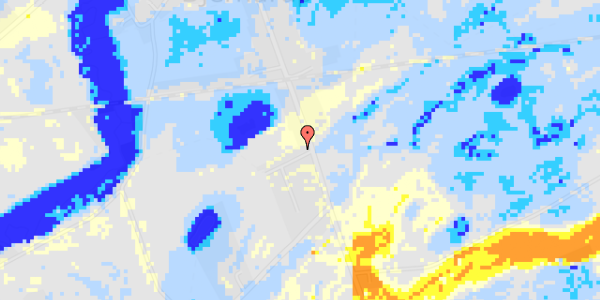 Ekstrem regn på Bjerndrup Bygade 38