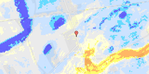 Ekstrem regn på Bjerndrup Bygade 42