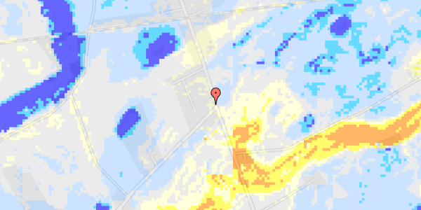 Ekstrem regn på Bjerndrup Bygade 48