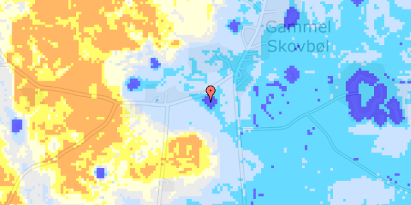 Ekstrem regn på Frudam 1