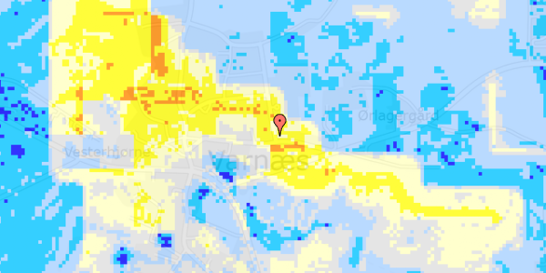 Ekstrem regn på Lindealle 1