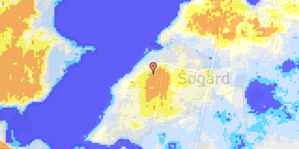 Ekstrem regn på Margrethevej 6