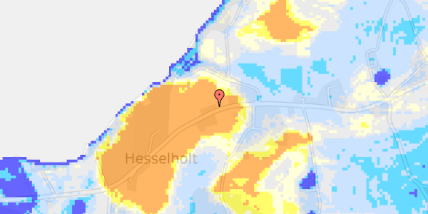 Ekstrem regn på Varnæsvej 547