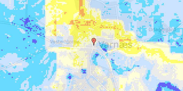 Ekstrem regn på Varnæsvigvej 1A