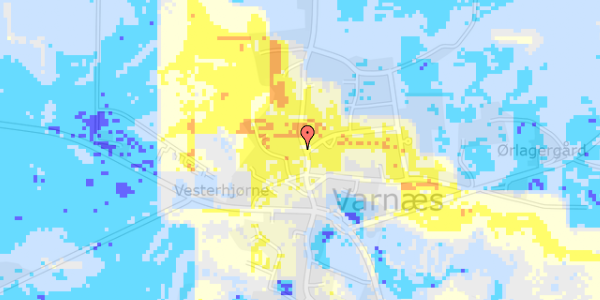 Ekstrem regn på Varnæsvigvej 13