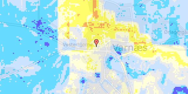 Ekstrem regn på Varnæs Vestervej 5