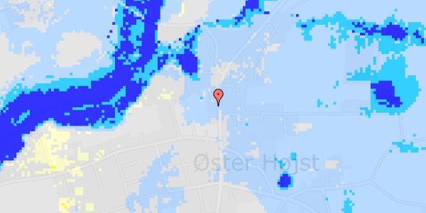 Ekstrem regn på Bredgade 20C