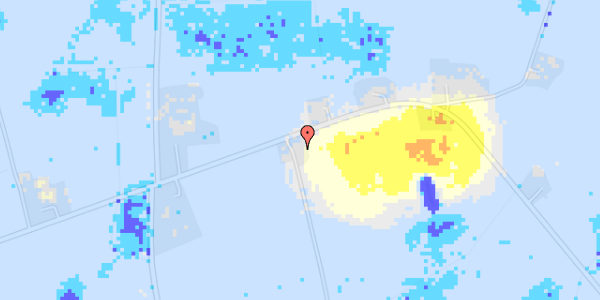 Ekstrem regn på Visbjergvej 12