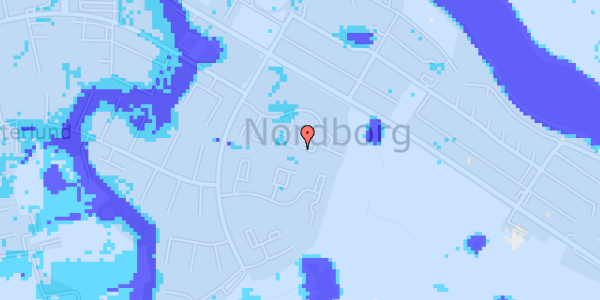 Ekstrem regn på Nederhaven 56
