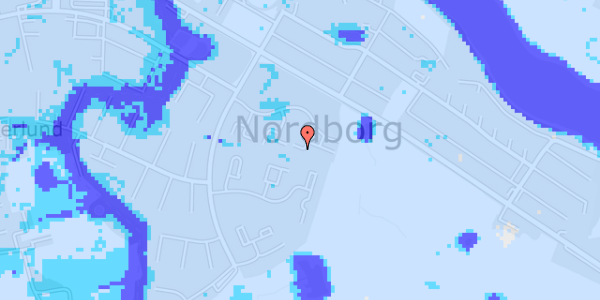 Ekstrem regn på Nederhaven 58