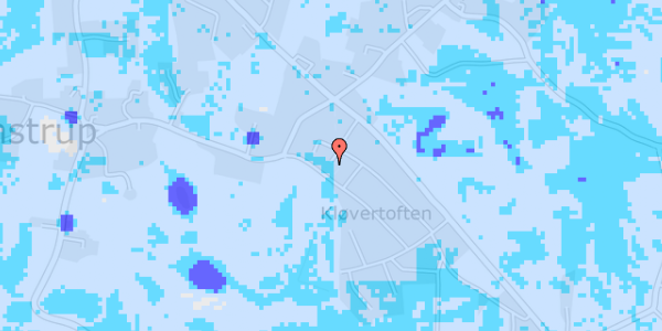 Ekstrem regn på Skoletoften 23