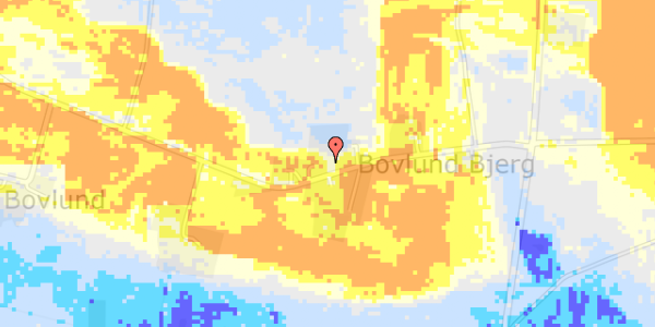 Ekstrem regn på Bovlund Bjergvej 17