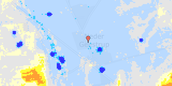 Ekstrem regn på Geestrupvej 5