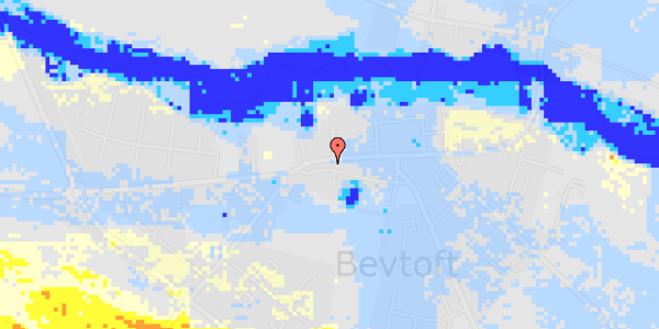 Ekstrem regn på Krügersvej 35, st. 