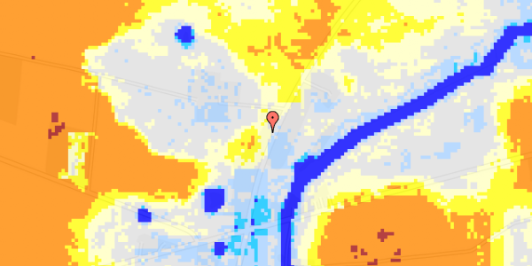 Ekstrem regn på Over Jerstalvej 230