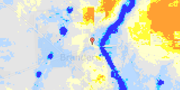 Ekstrem regn på Sandbjergvej 2