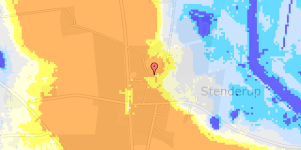 Ekstrem regn på Stenderup Byvej 2