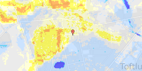 Ekstrem regn på Toldbodgade 14