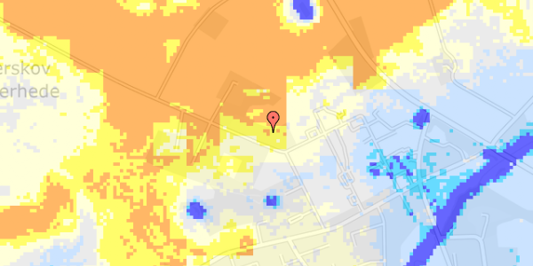 Ekstrem regn på Vesterhedevej 2